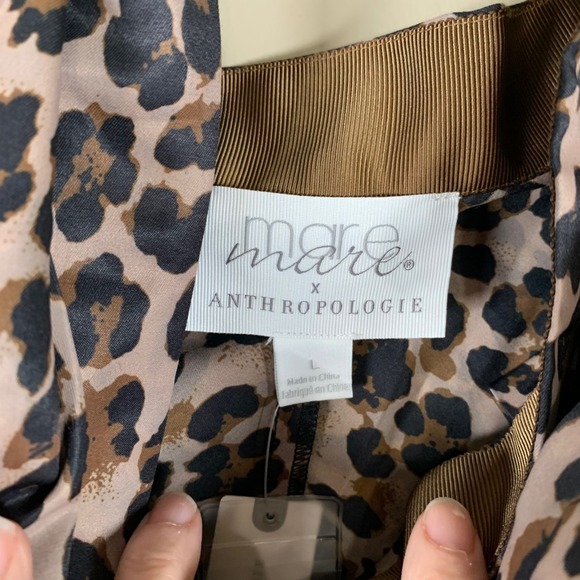 Mare Mare x Anthropologie NWT Leopard Asymmetrical Skirt  Size Large - Picture 6 of 16